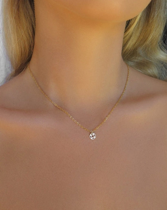 THE LITTL COIN NECKLACE- 14k Yellow Gold - The Littl - Deluxe Chain - 14k Yellow Gold Fill