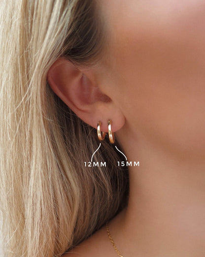 Freshwater Pearl Hoop Earrings - 14k Gold-Filled - Waterproof & Tarnish-Resistant | The Littl