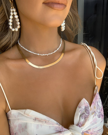 Snake Necklace Gold - 14k Gold-Filled - Tarnish-Free & Hypoallergenic | The Littl
