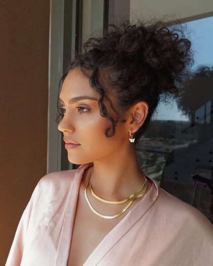Thick Snake Chain Necklace - 14k Gold-Filled - Waterproof & Tarnish-Resistant | The Littl