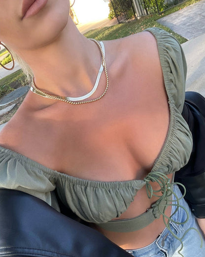 Thick Necklace - 14k Gold-Filled | The Littl Australia