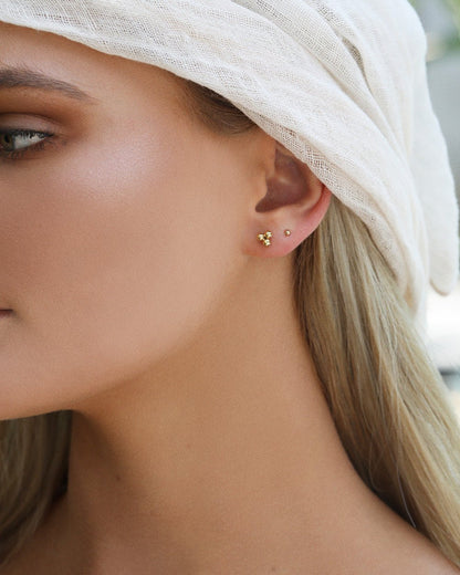 Helix Stud Earrings - 14k Gold-Filled - Waterproof & Tarnish-Resistant | The Littl